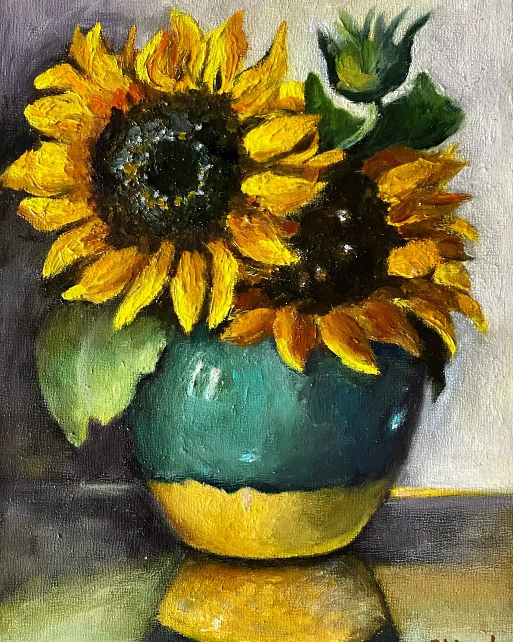 Sunflower Still Life