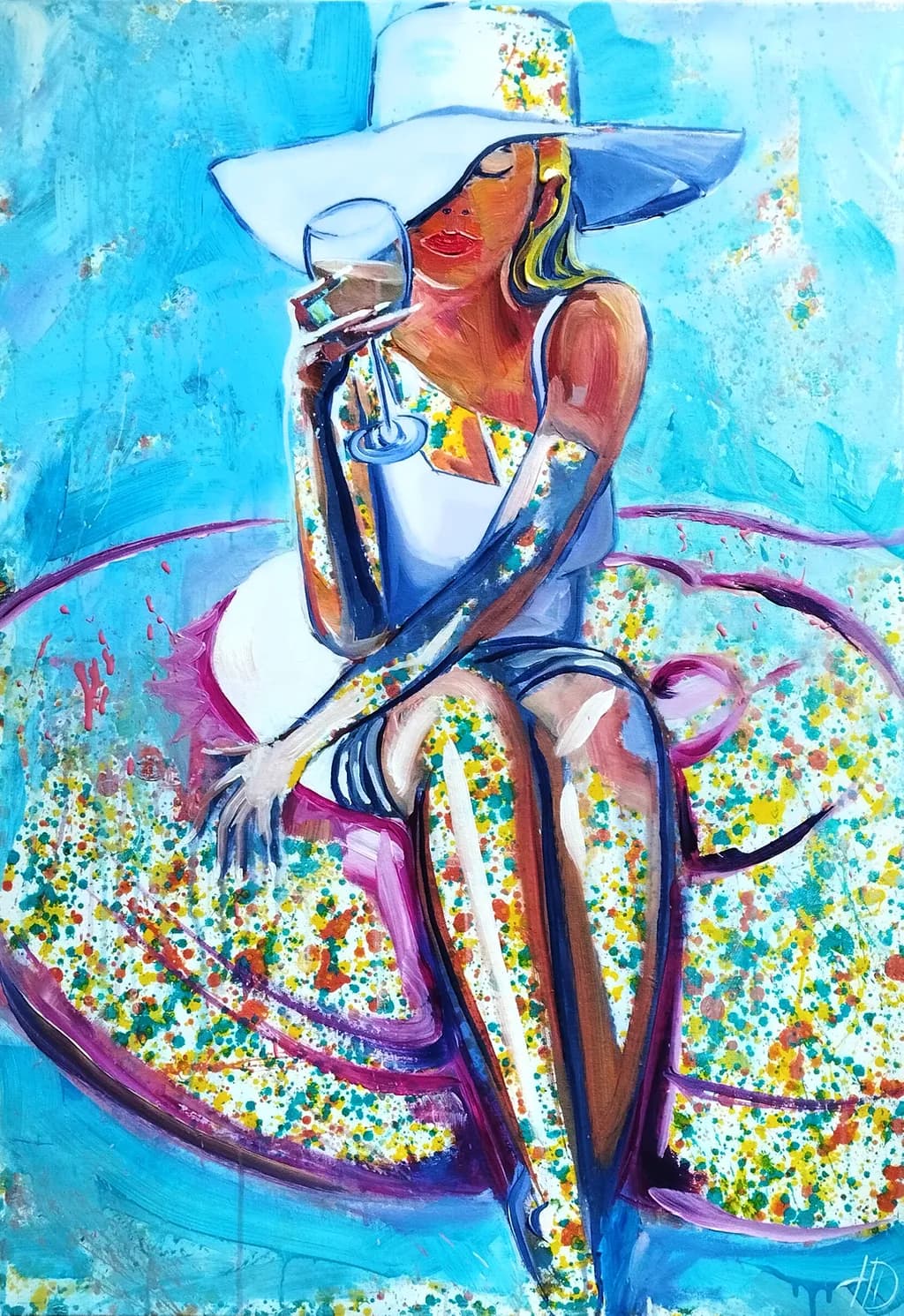Sun-Kissed Serenity: A Vibrant Escape into Summer Bliss