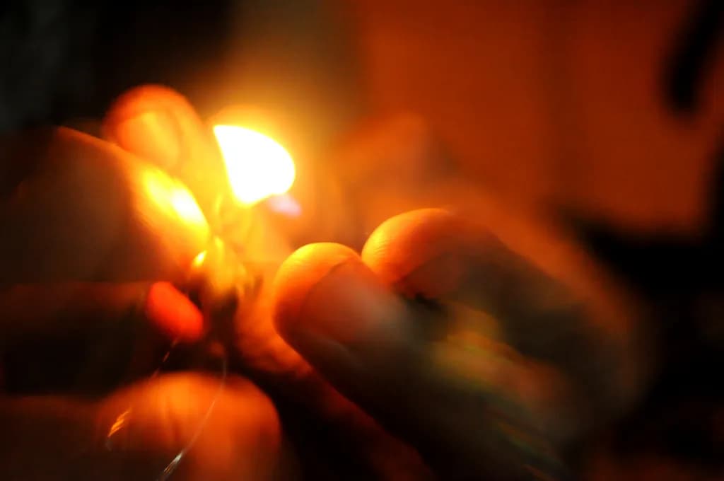 Fingertip Firelight