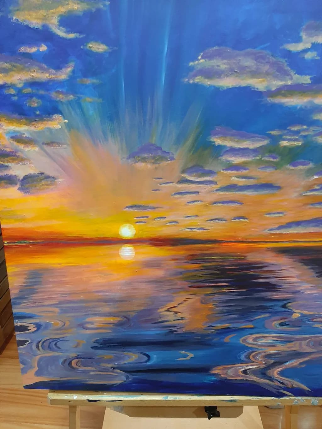 Ocean Sunset Radiance