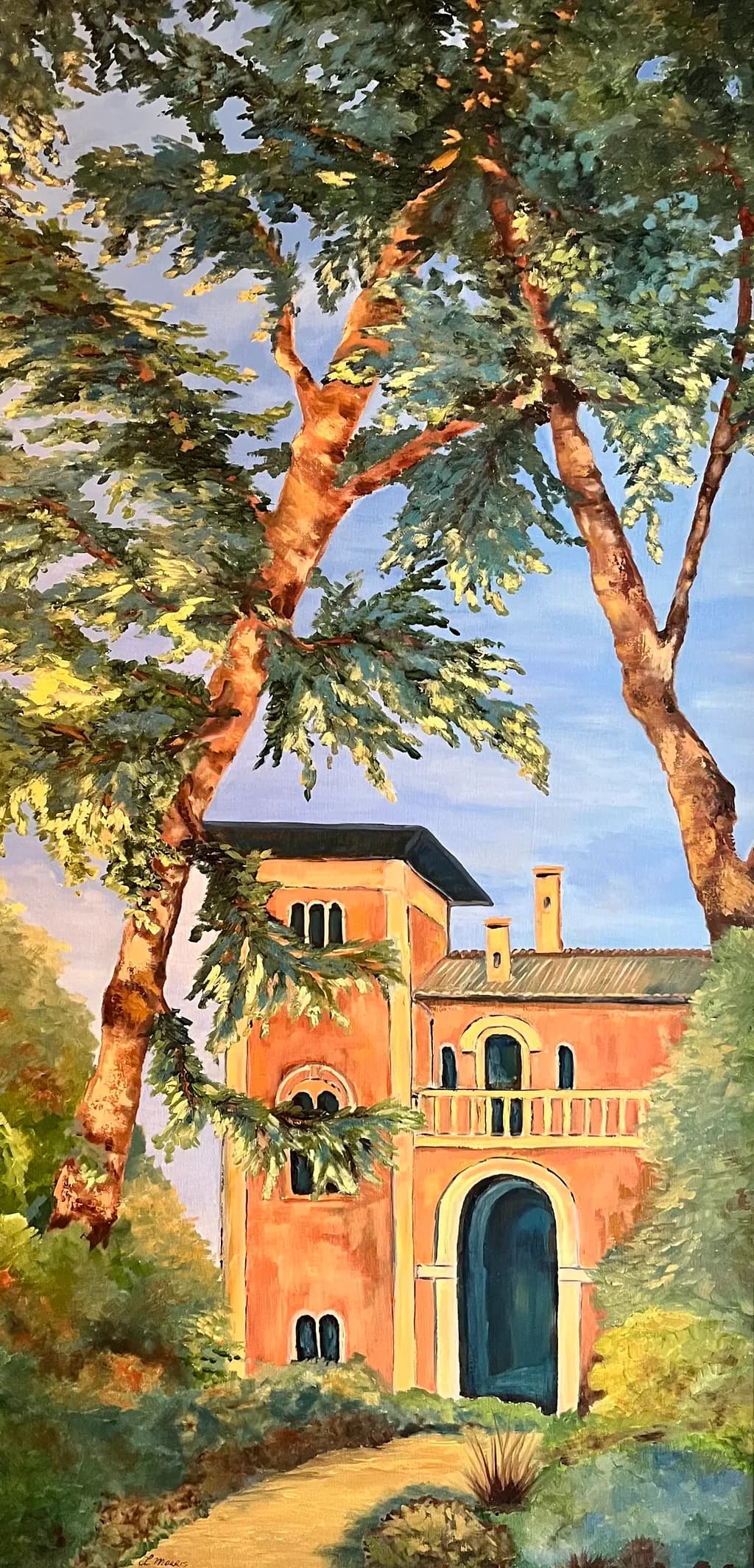 Tuscan Villa Entrance