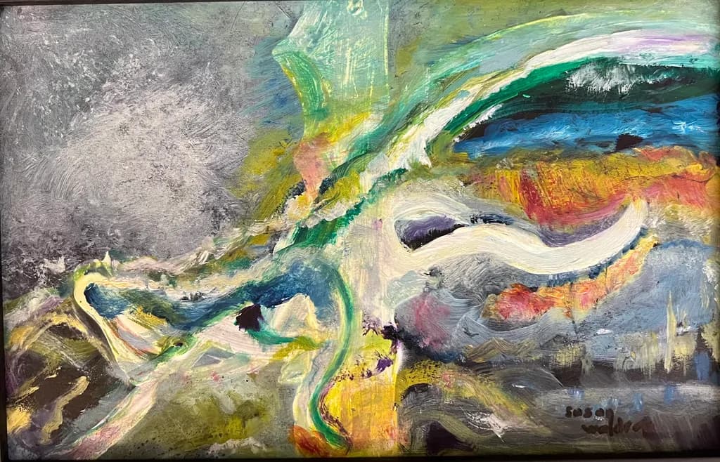 Whispers of Color: An Abstract Journey Through Emotion and Light