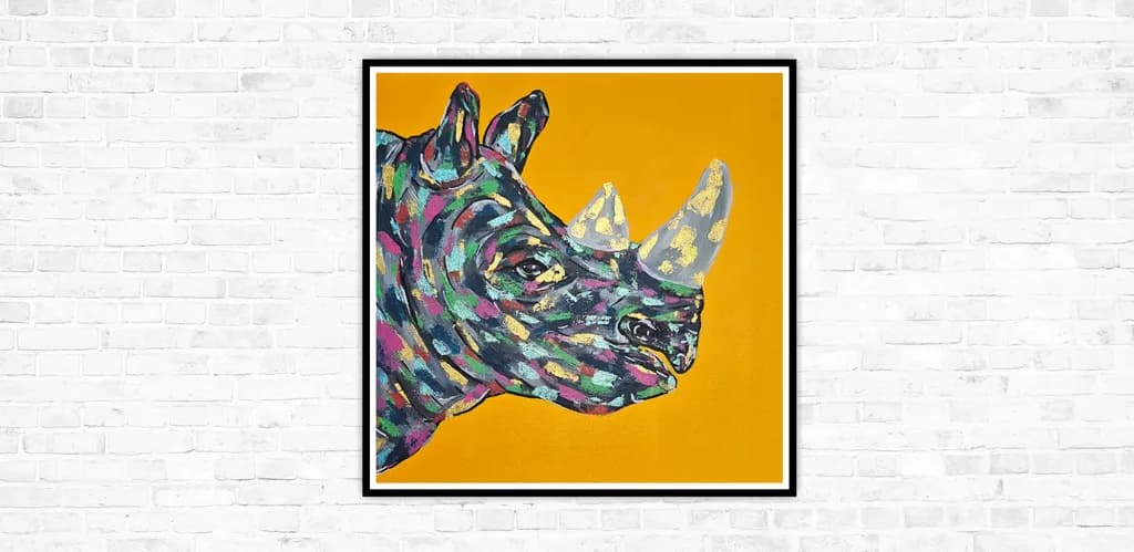 Colorful Rhino Profile