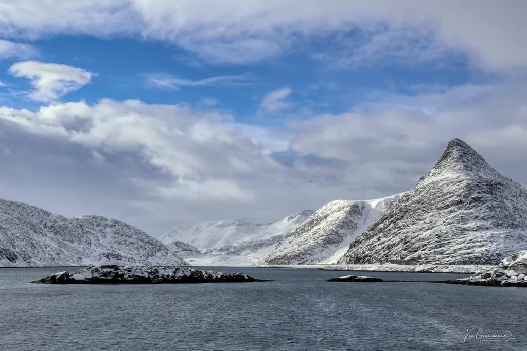 Snowy Mountain Reflections