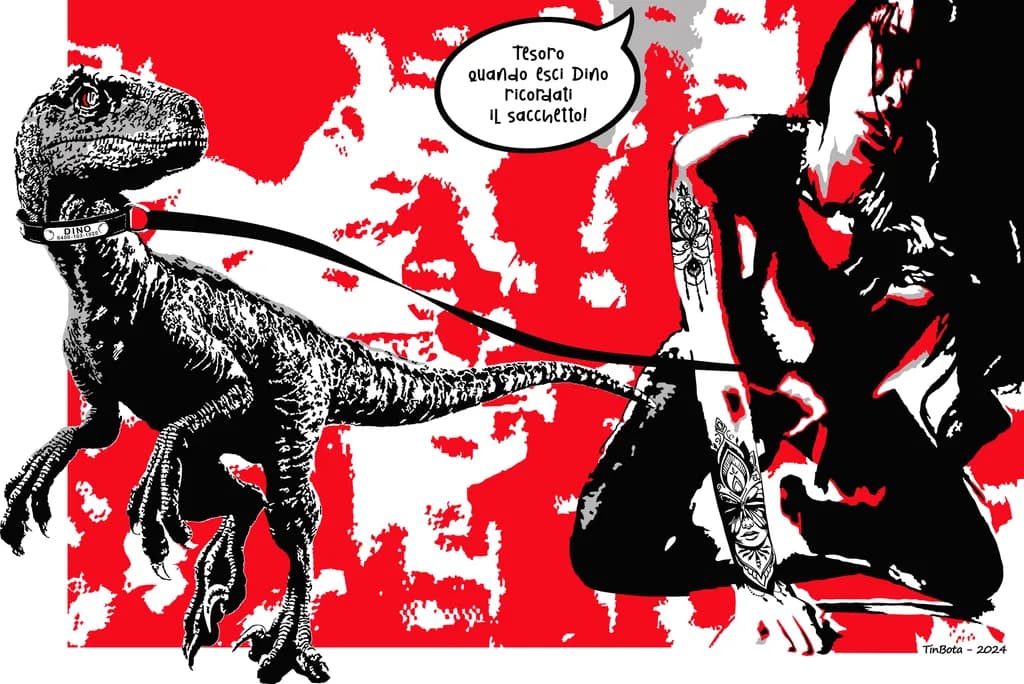 Dinosaur Leash