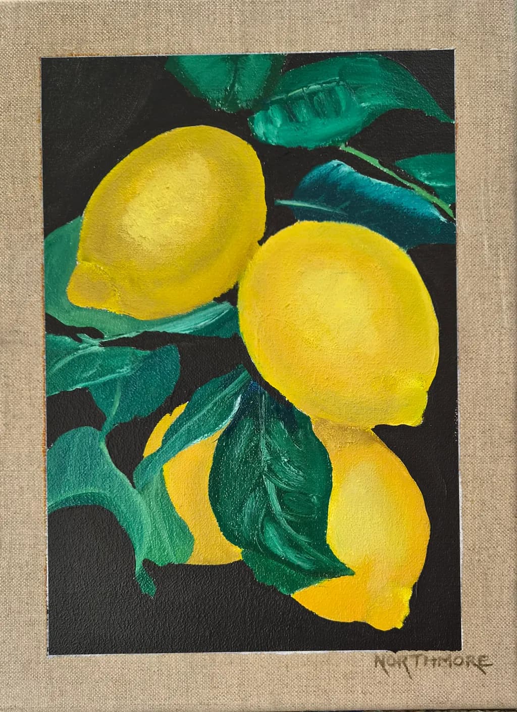 Lemons on Canvas