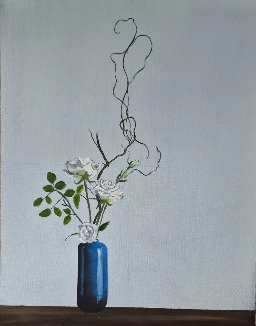 Still Life with Blue Vase