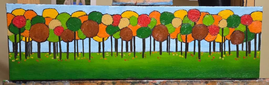 Autumn Forest Row