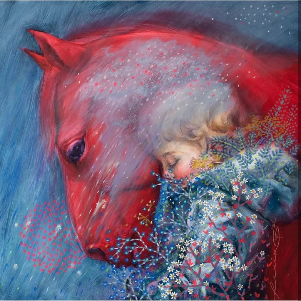 Red Horse Embrace