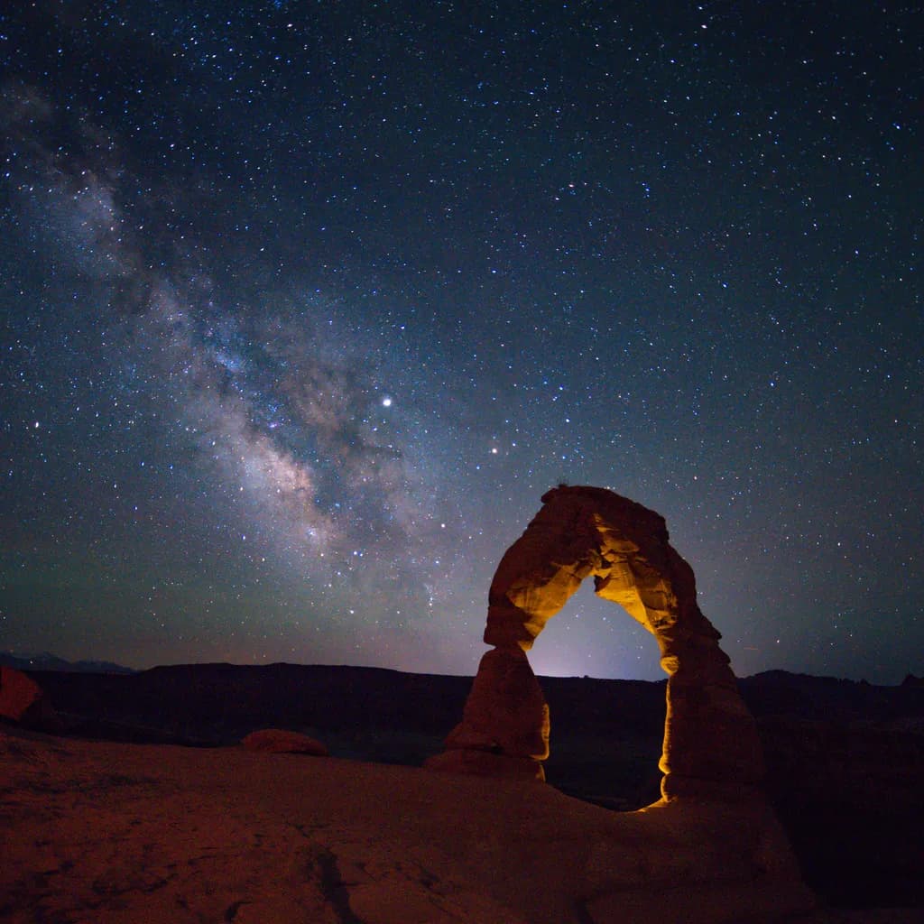Delicate Arch Nightscape