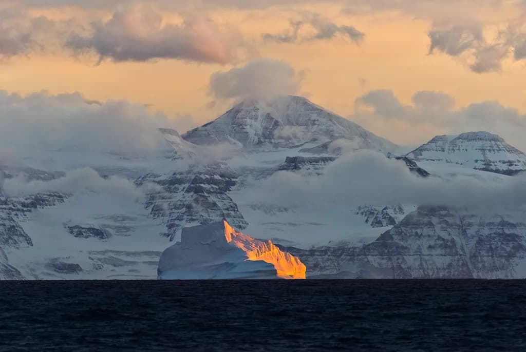 Burning Iceberg