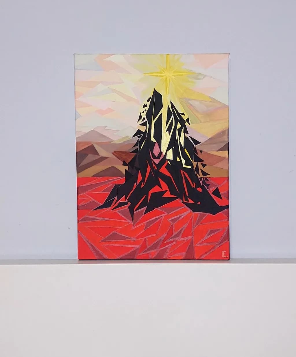 Lava Mountain Sunburst