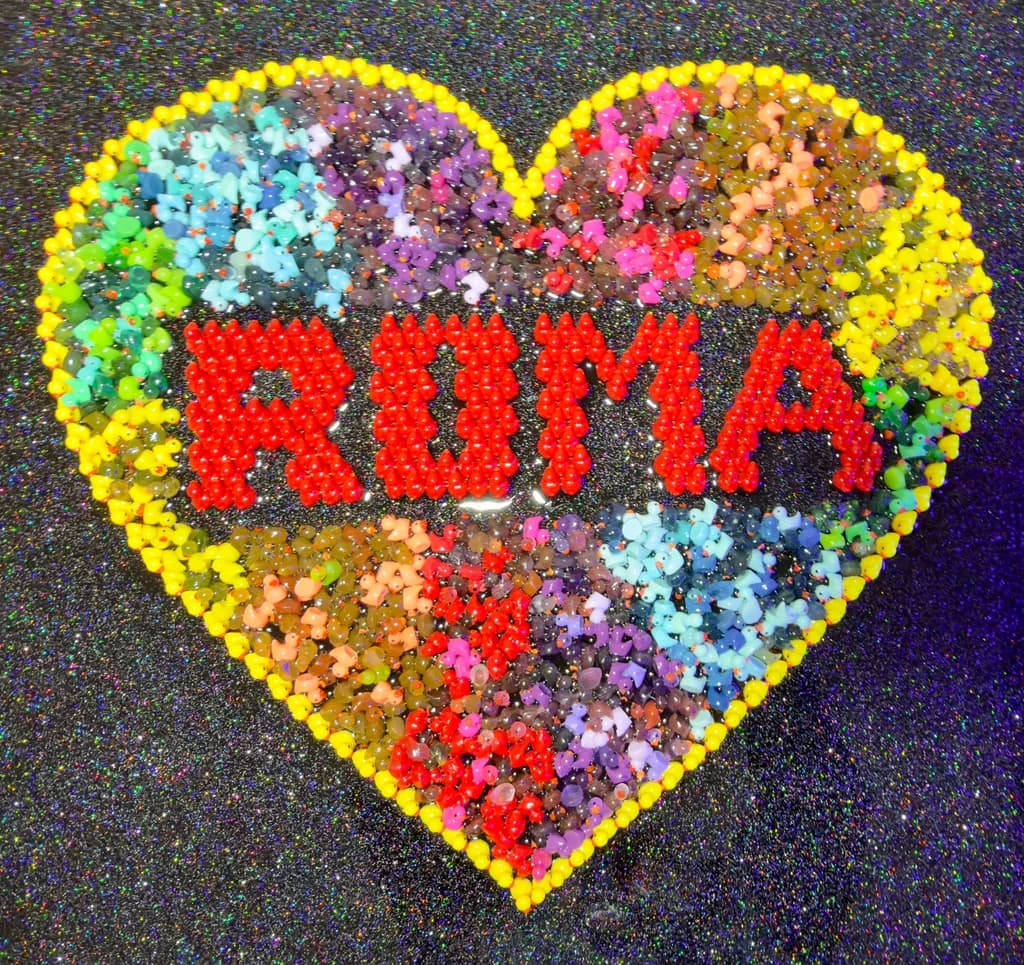 Vibrant Heart of Roma: A Colorful Celebration of Love and Creativity