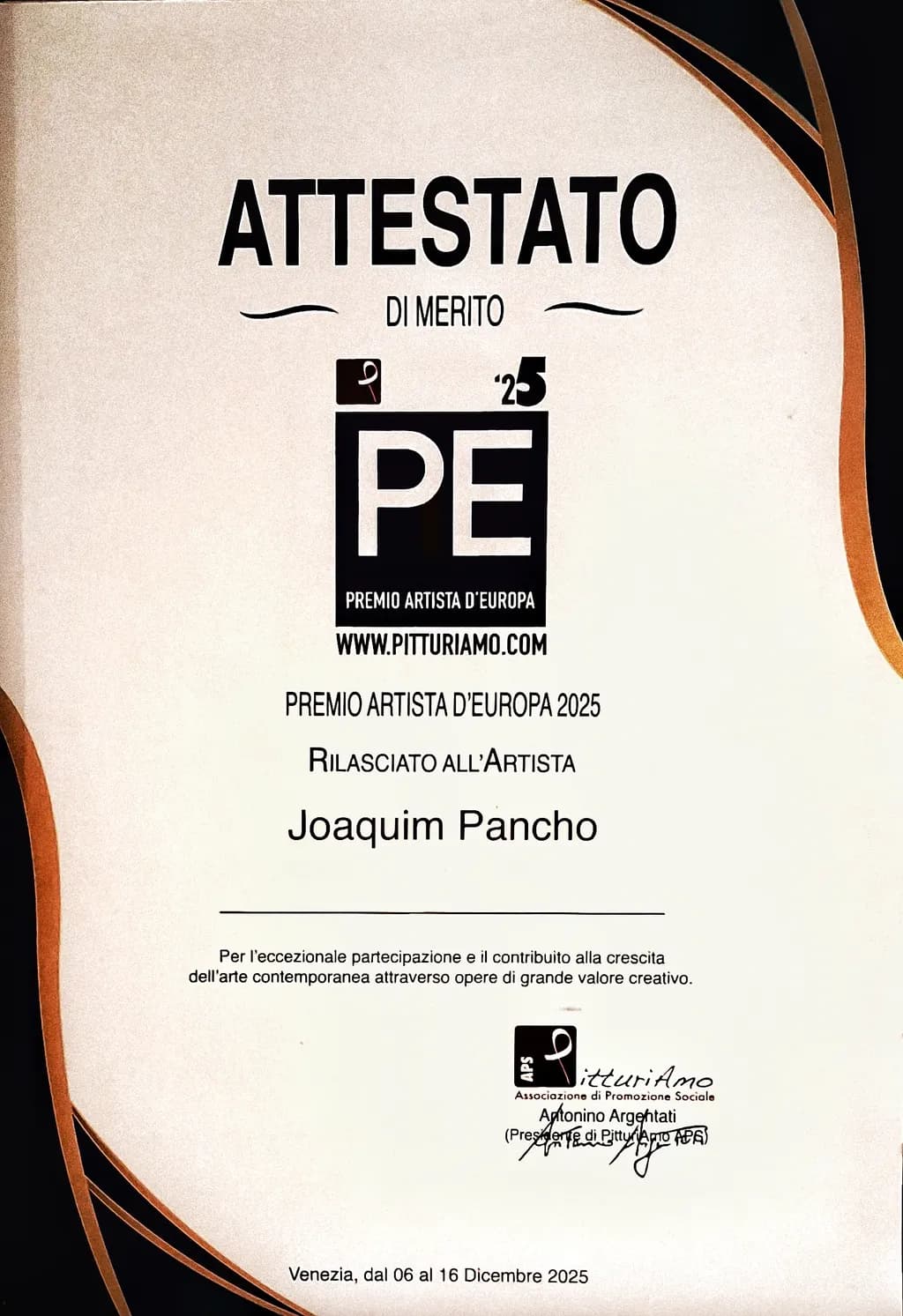 Merit Certificate