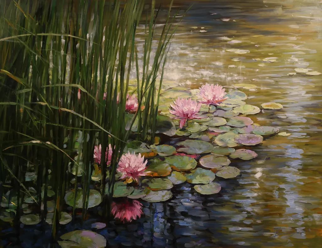 Waterlily Reflections