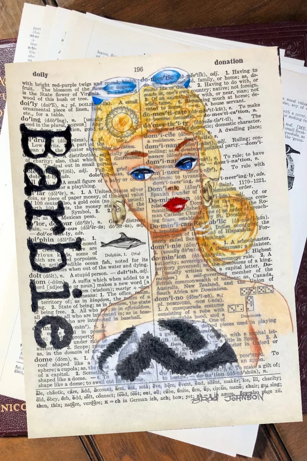 Barbie Dictionary Art