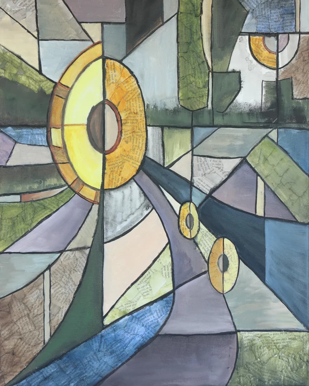 Cubist Sunflower