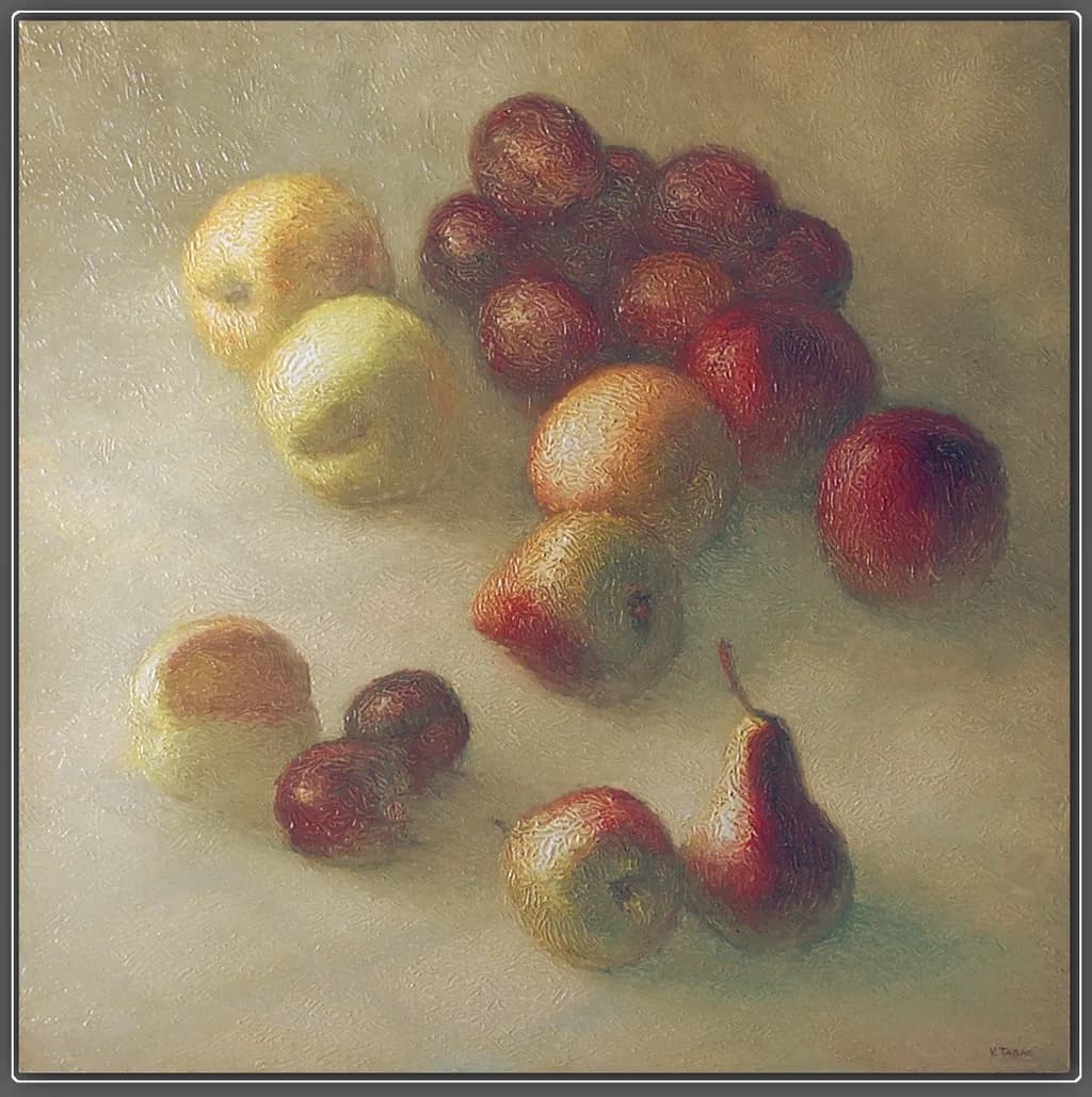 Harvested Pears and Apples