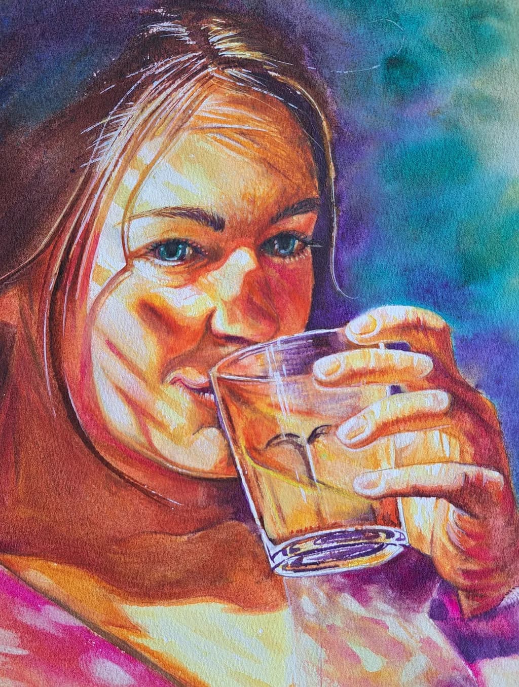Glass of Warm Light