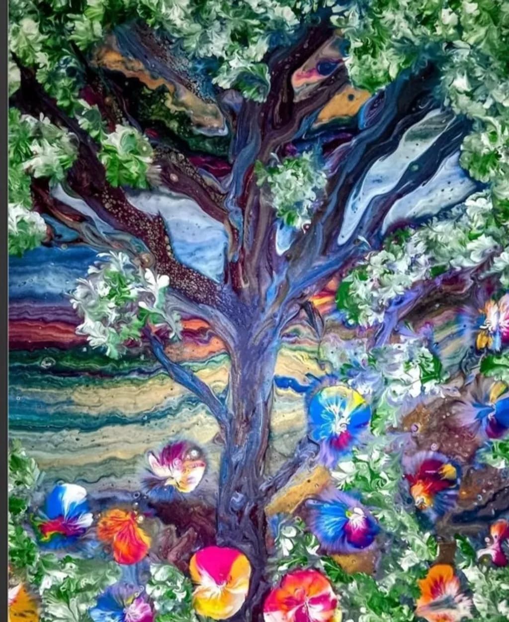 Flowering Tree Mosaic