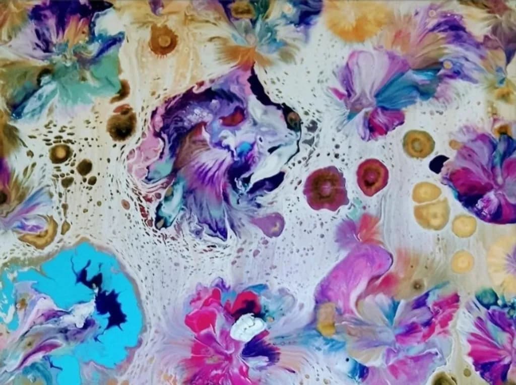 Marbled Floral Drift