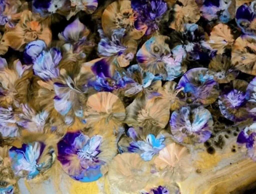 Indigo Floral Mosaic