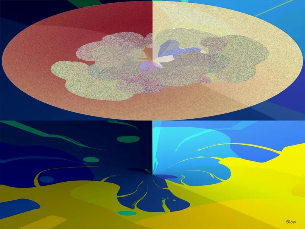 Whispers of Color: A Journey Through Abstract Harmony