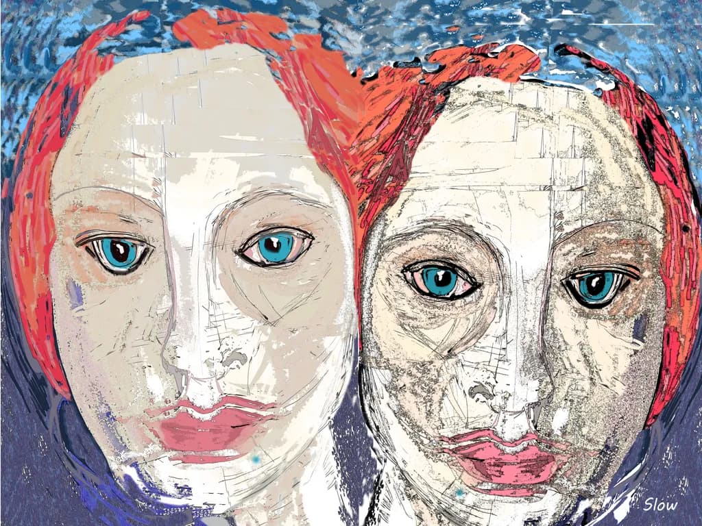 Reflections of Duality: A Journey Through Identity and Emotion