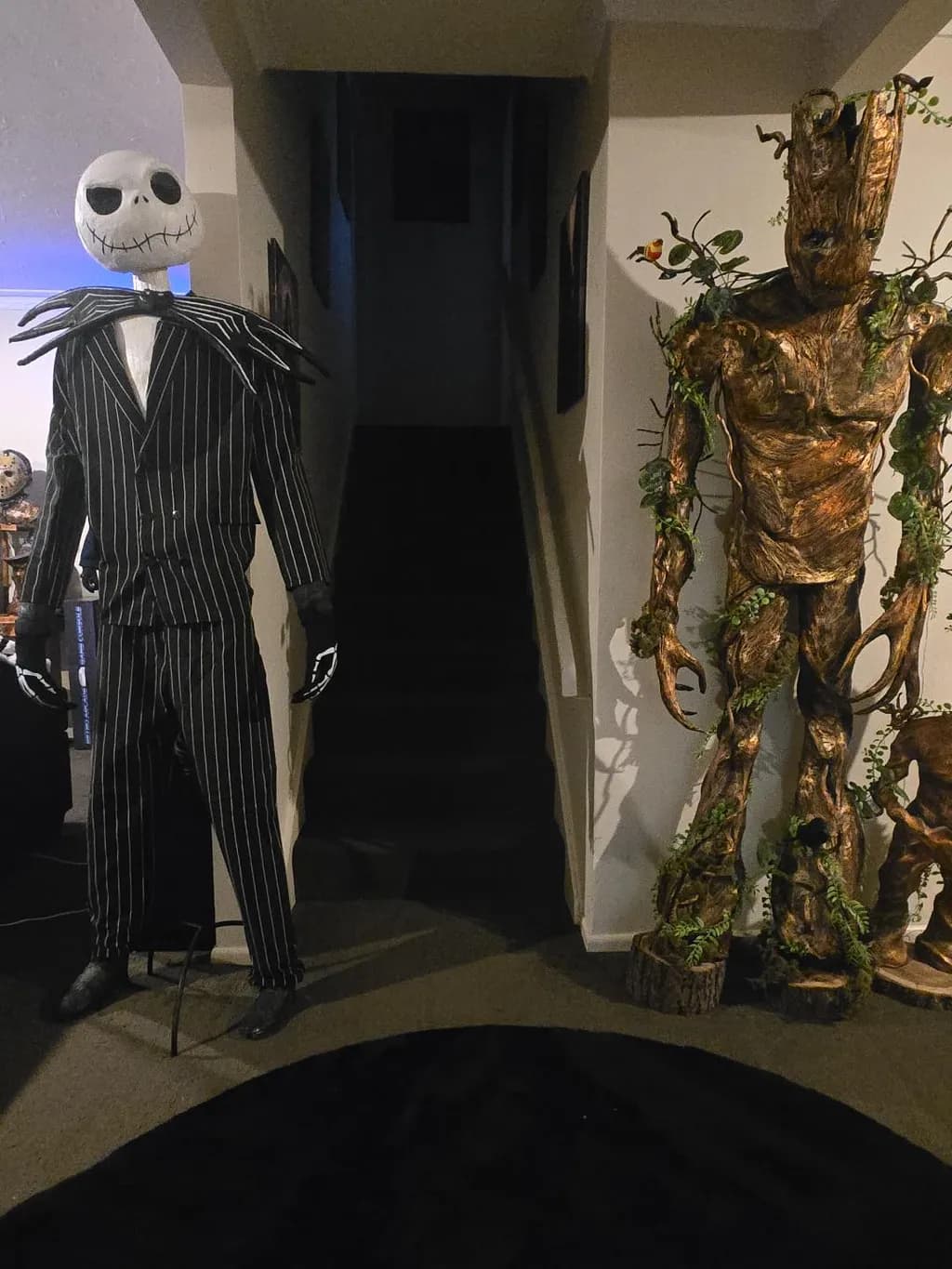 Pinstripe Skeleton and Tree Guardian