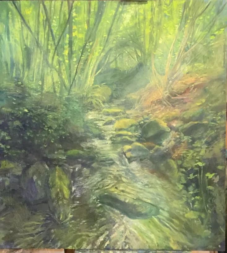 Lush Stream Serenity