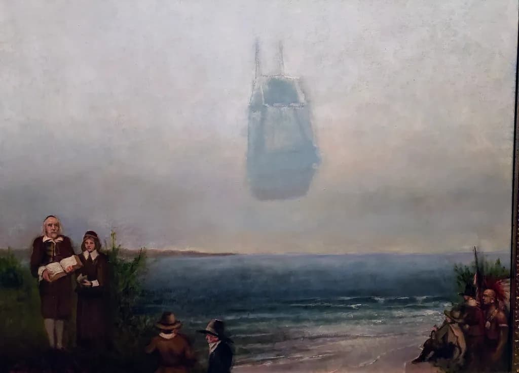 Whispers of the Past: A Ghostly Ship on the Horizon