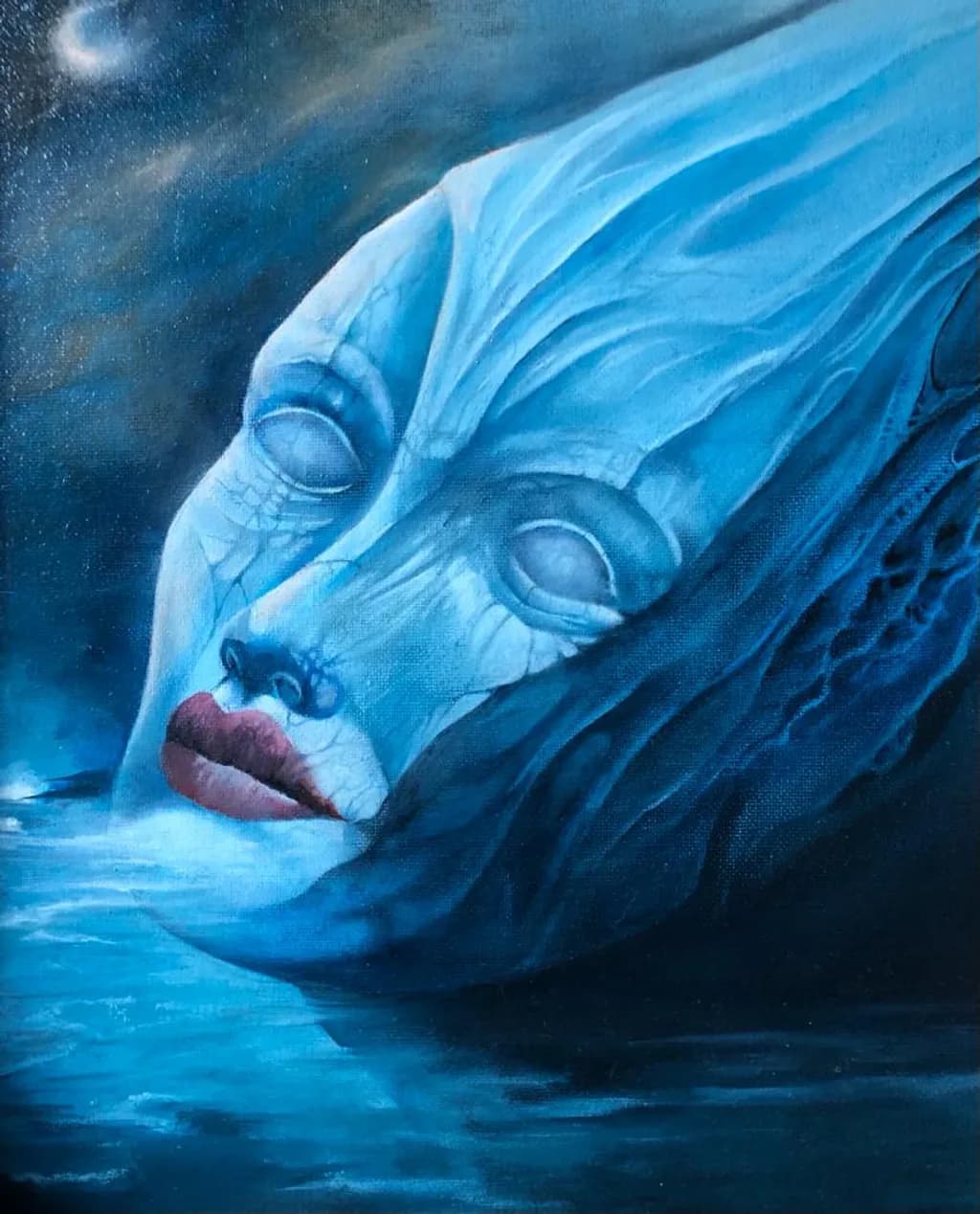 Blue Portrait