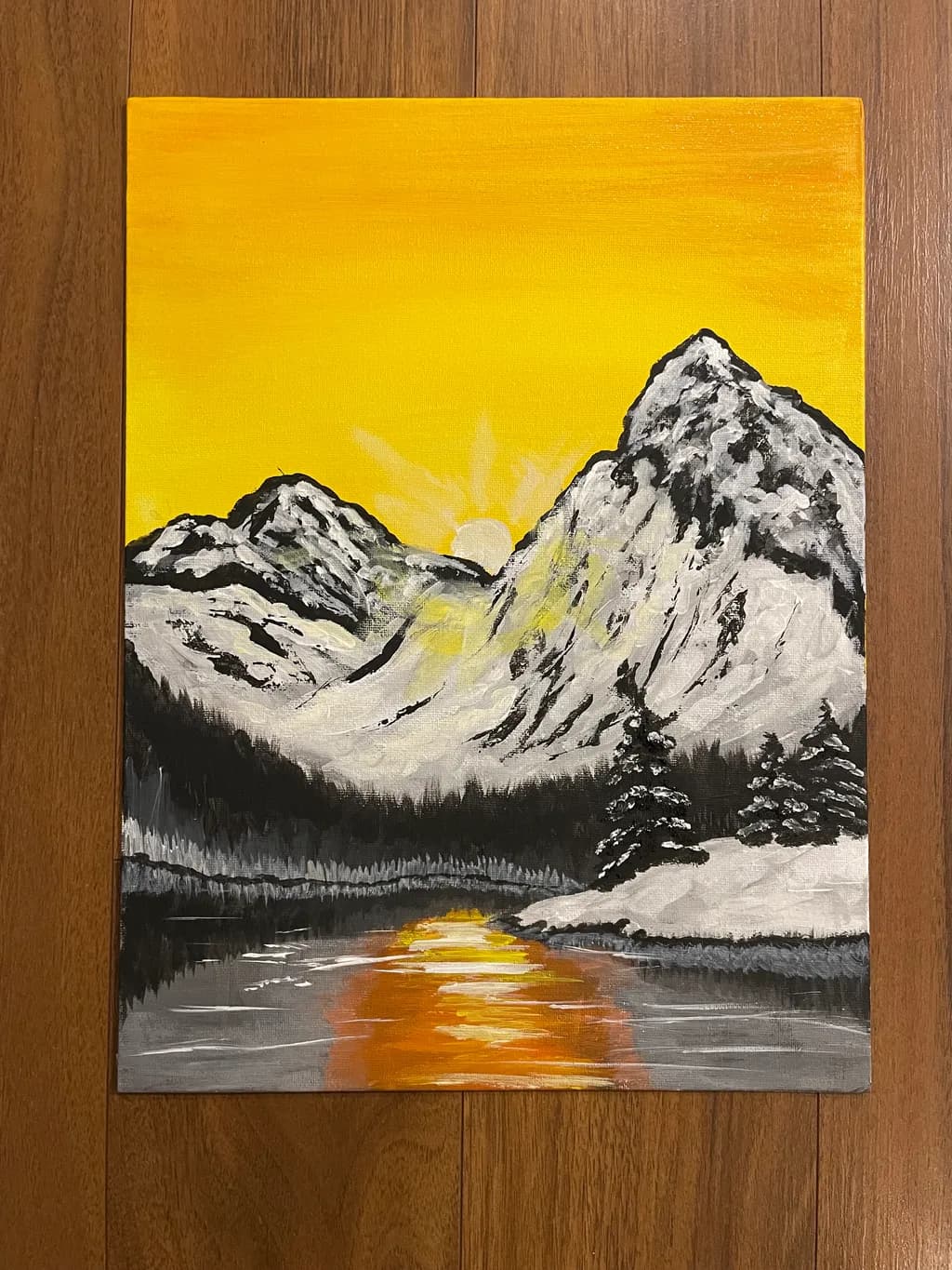 Golden Dusk Mountains