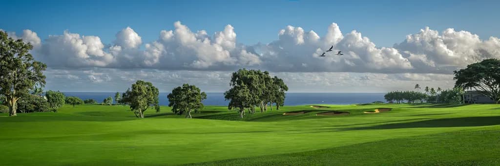 Serenity on the Green: A Tranquil Golf Course Escape with Ocean Views