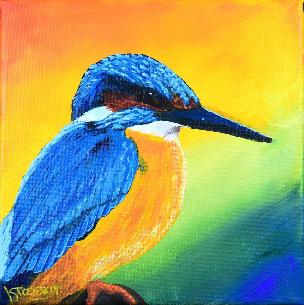 Vibrant Kingfisher