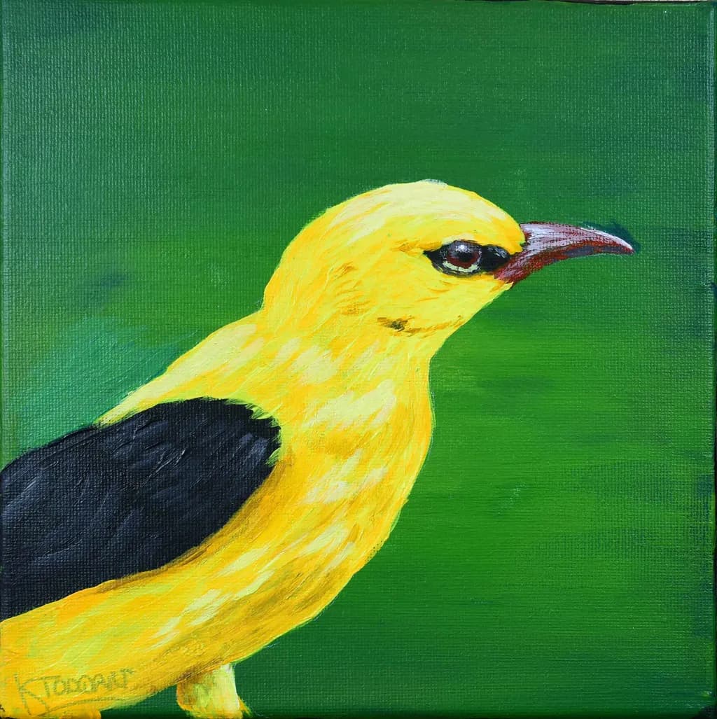 Yellow Bird Portrait