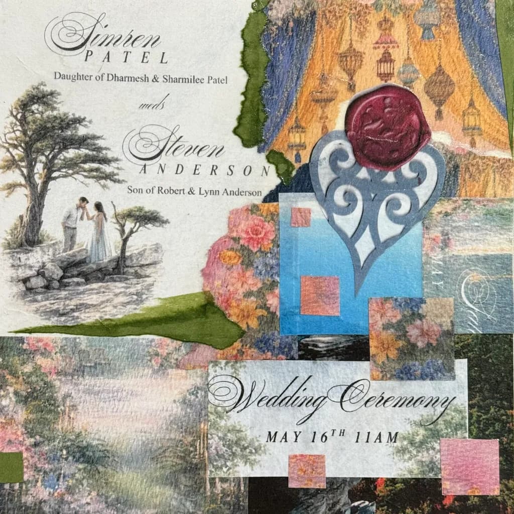 Wedding Collage Invitation