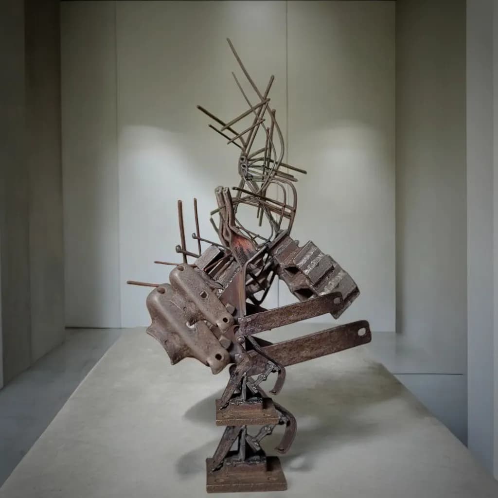 Dynamic Harmony: A Sculptural Dance of Metal Forms