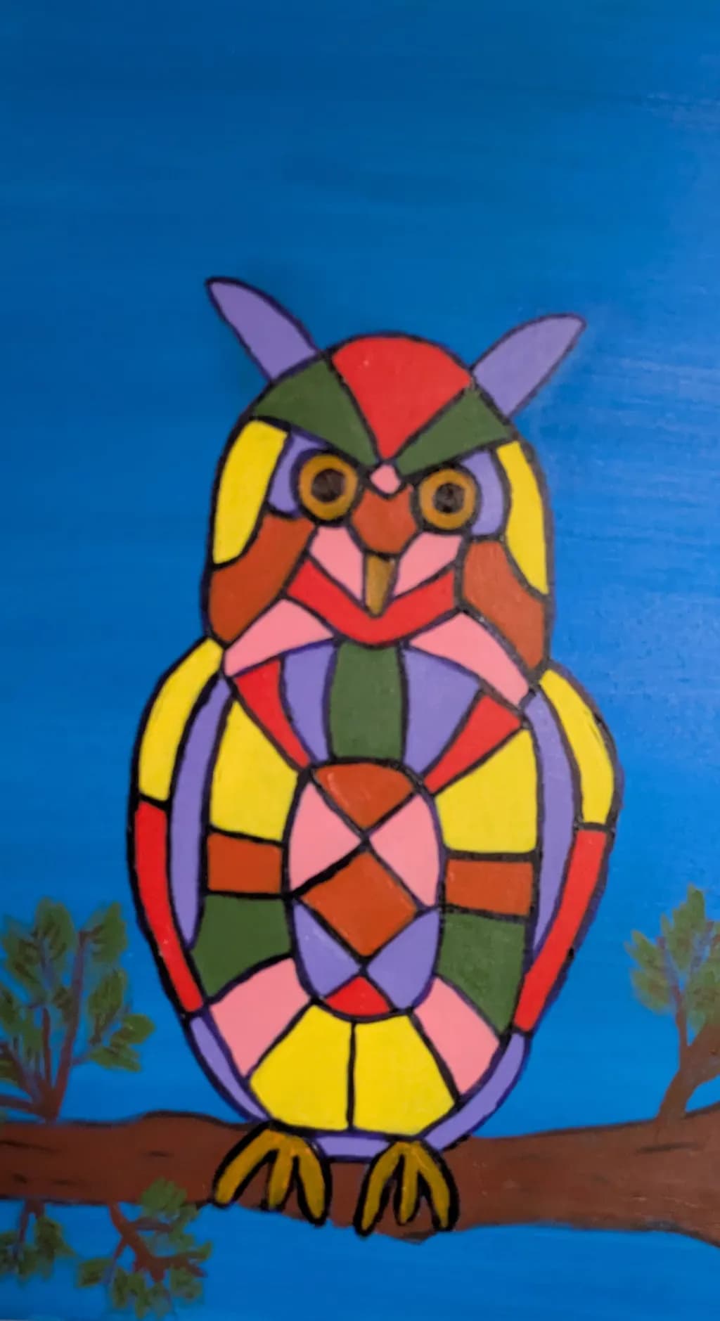 Stained Glass Owl