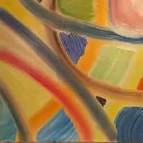 Vibrant Whirls: A Dance of Color and Emotion