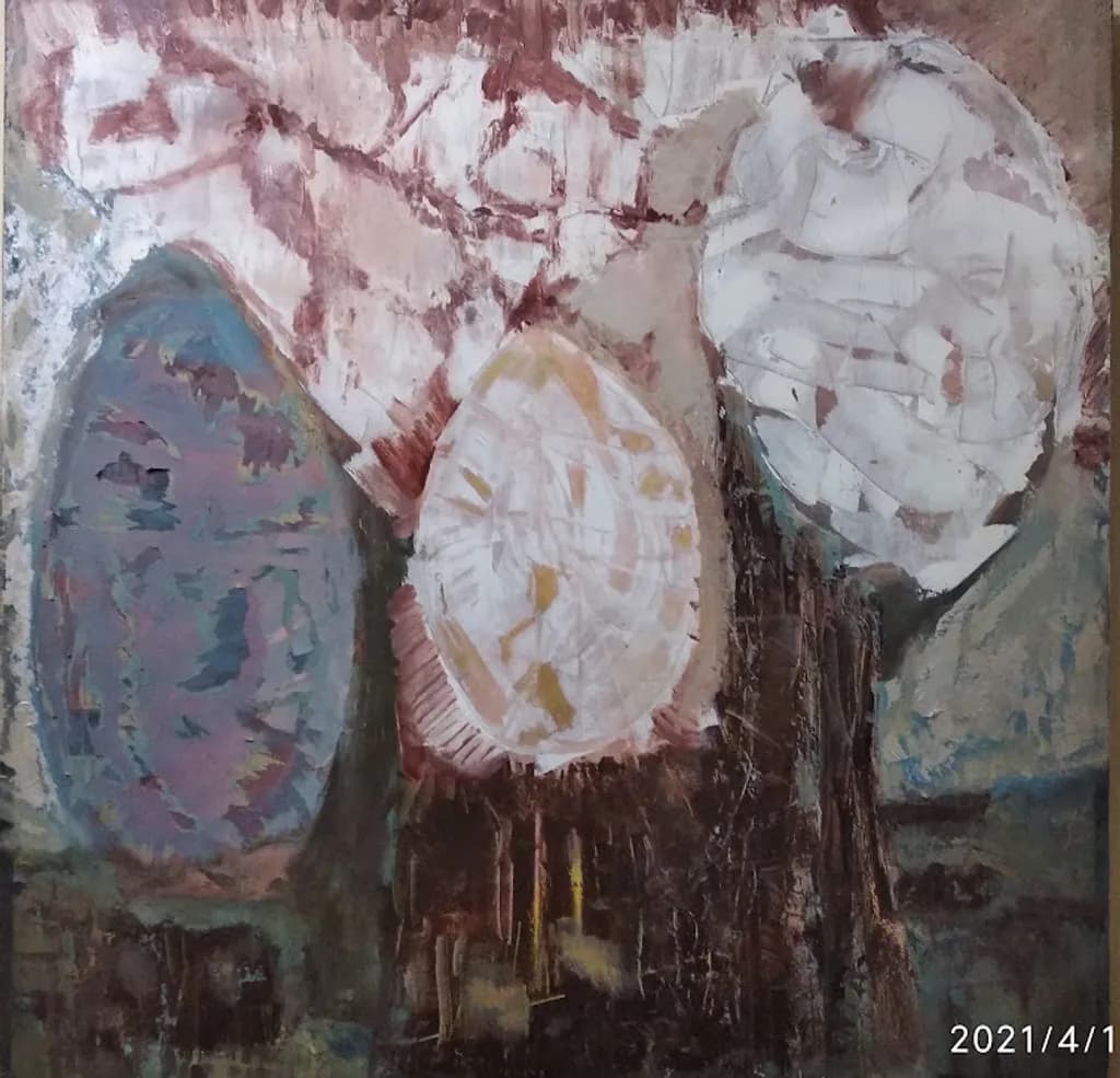 Abstract Stones Trio