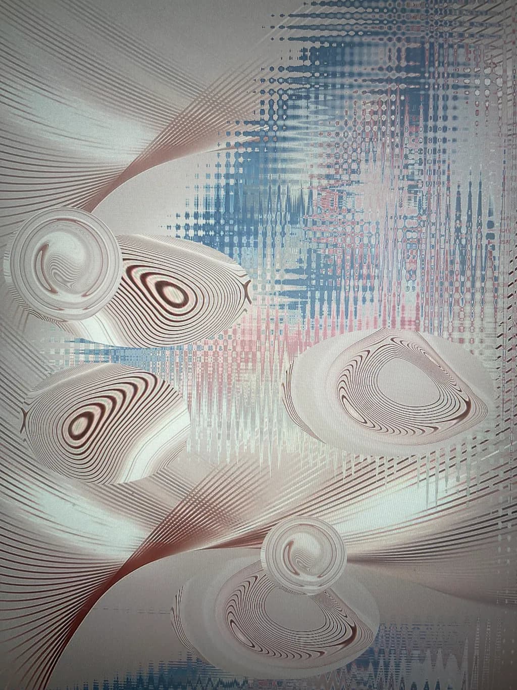 Ethereal Waves: A Dance of Color and Form in Abstract Harmony
