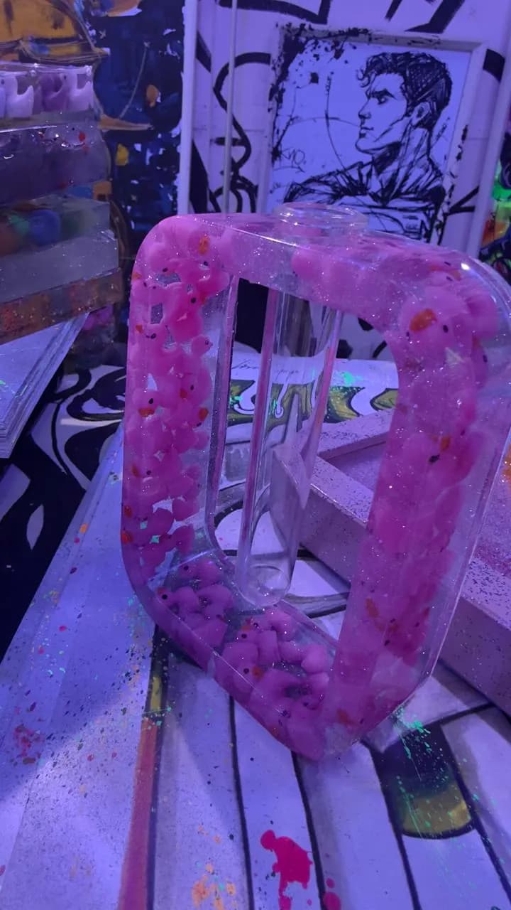 Unity in Pink: A Celebration of Joy and Healing Through Tiny Resin Ducks