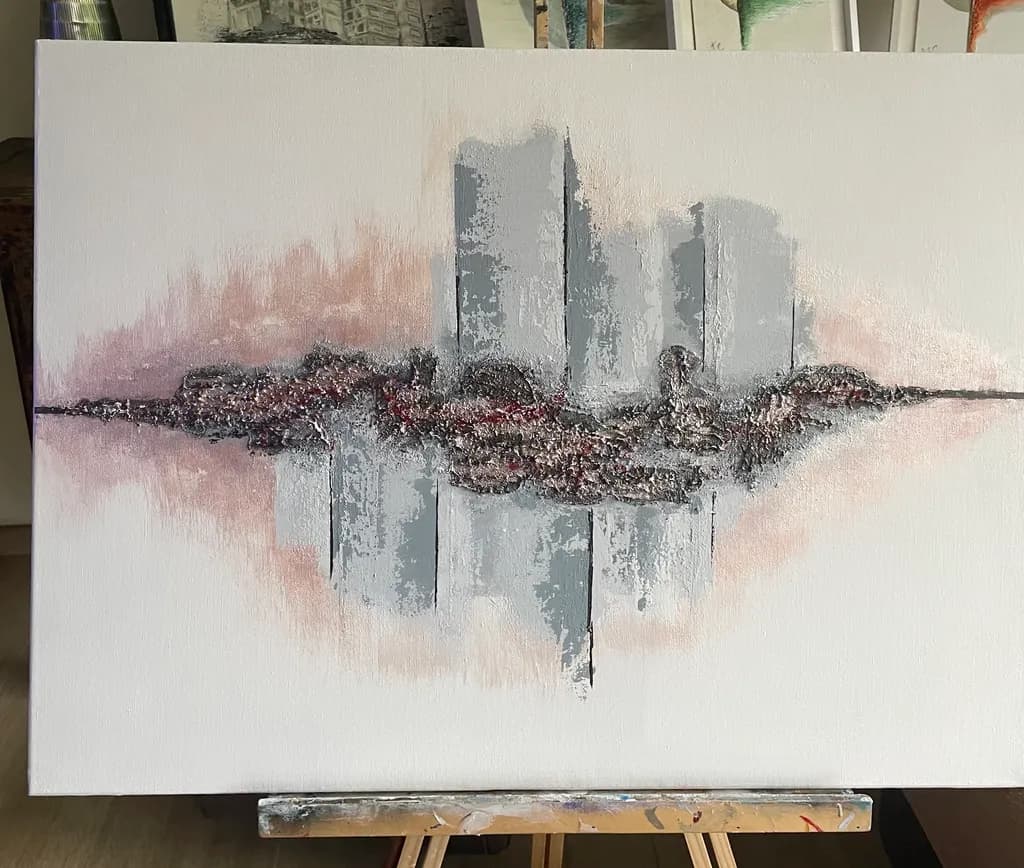 Echoes in Gray and Pink