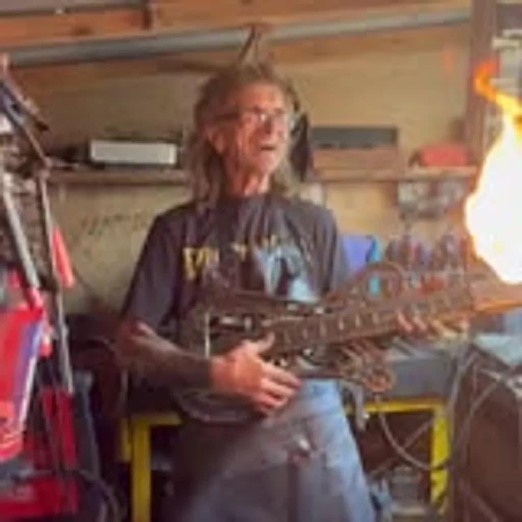 Flamethrower Guitar