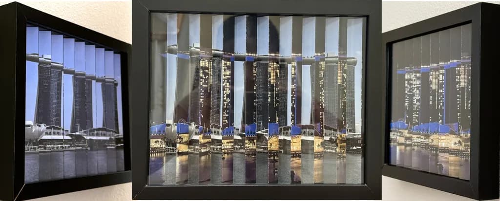 SINGAPORE SKYLINE - DAY TO NIGHT