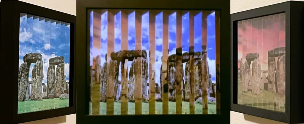 SUNSET AT STONEHENGE