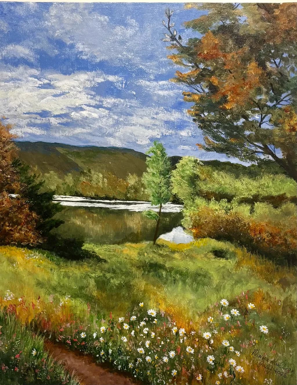 Autumn Meadow Reflections