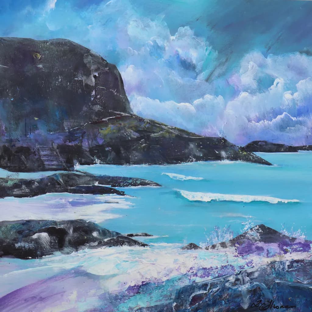 Cliffs in Purple