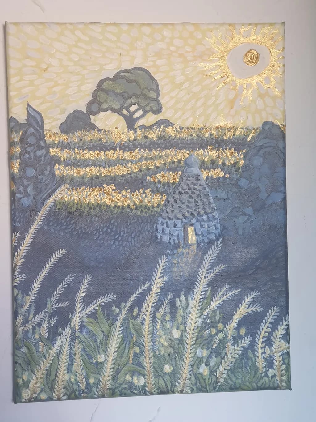 Whispers of Dawn: A Serene Landscape Bathed in Golden Light